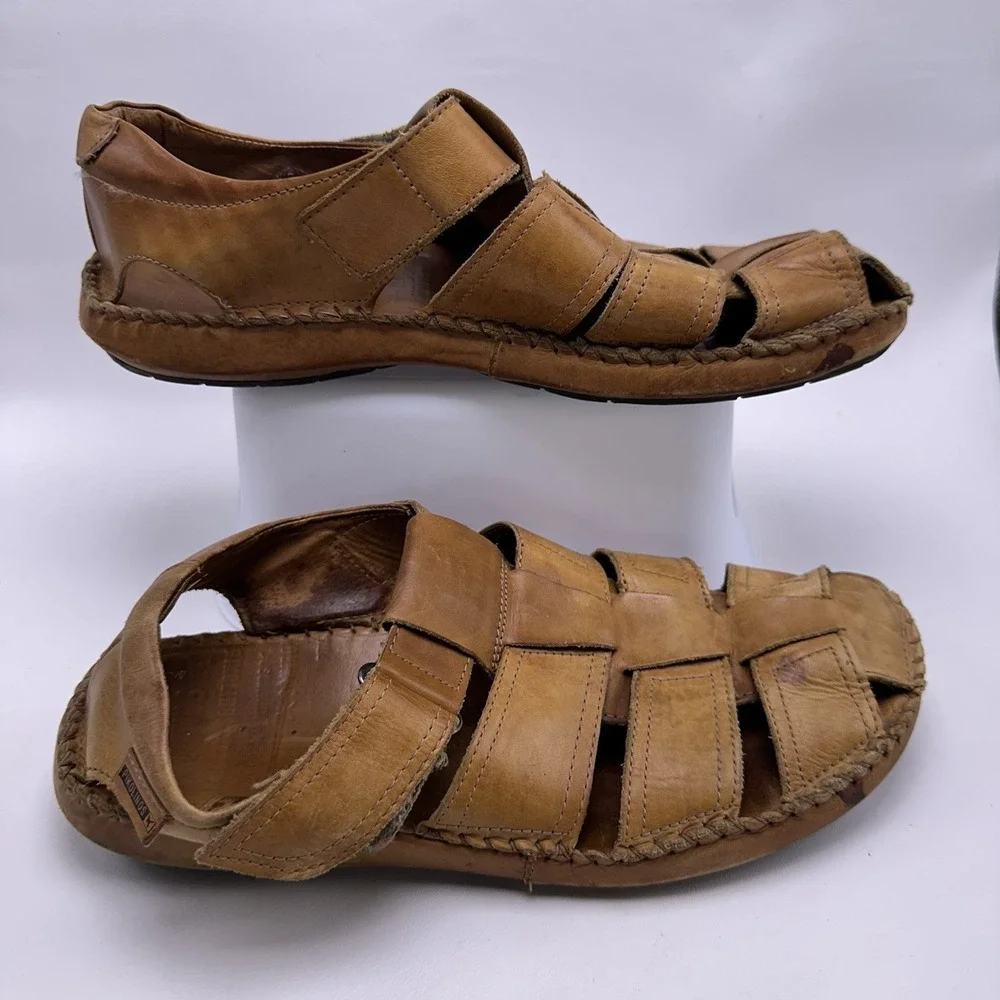 Pikolinos‎ Tarifa  Leather Fisherman Sandals Mens Size 44 US 10.5